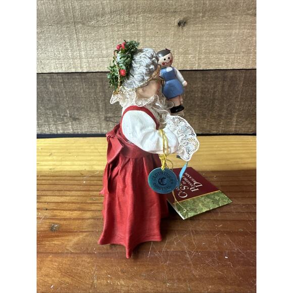Clothtique Possible Dreams Mrs Claus With Doll Vintage Ornament In Box - Picture 4 of 5